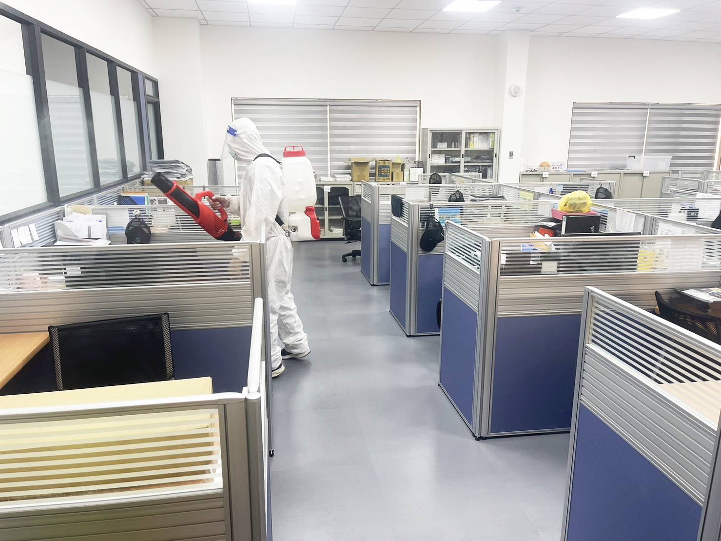 辦公室環境疫情殺菌消毒工程2