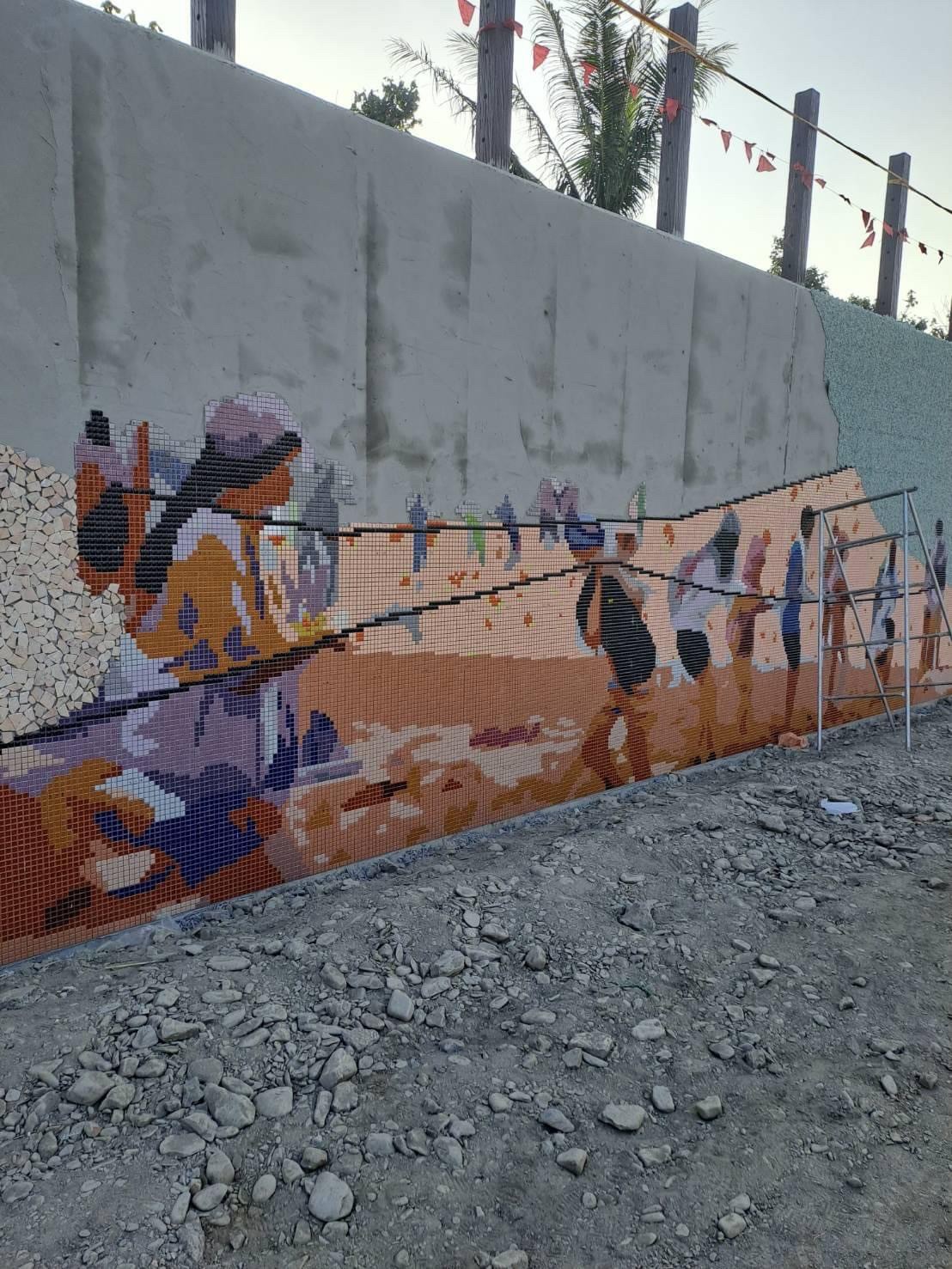 屏東馬賽克磁磚拼貼