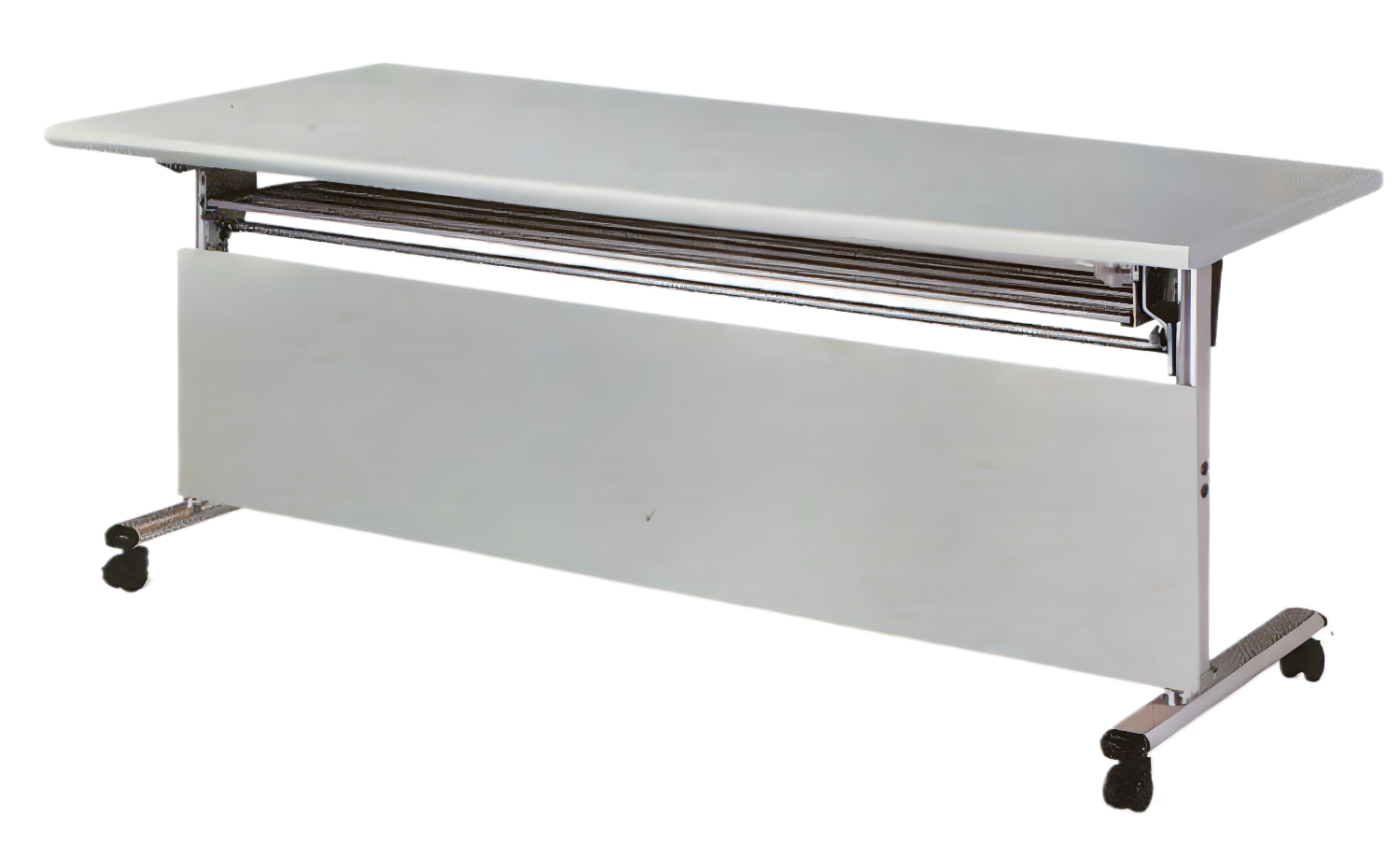 灰色折合式會議桌