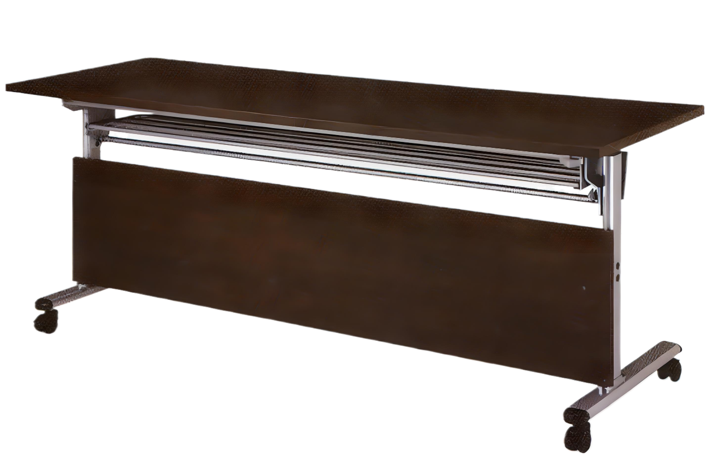 胡桃木紋折合式會議桌(松耐特3842/30mm