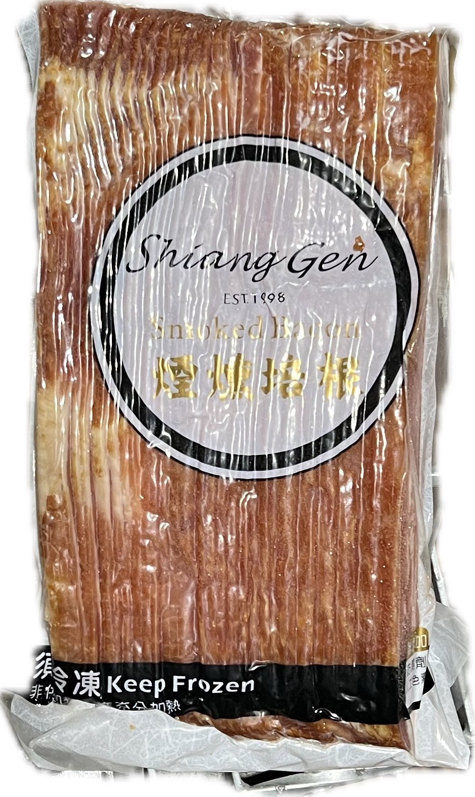 煙燻培根五花長片