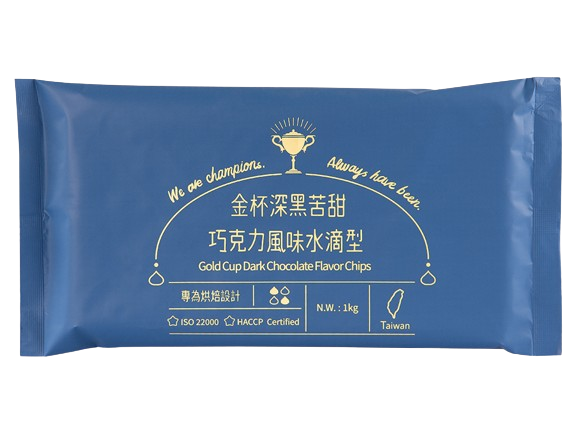 金杯深黑苦甜巧克力風味水滴型