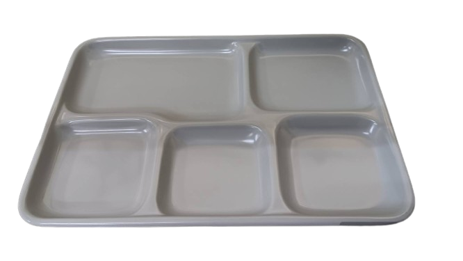 中五格盤美耐皿