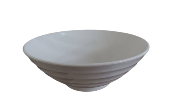 湯碗美耐皿象牙白900cc