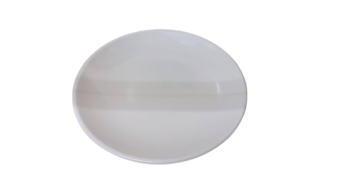 圓盤美耐皿白6吋