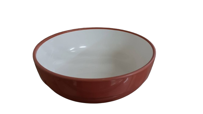 柑白雙色碗公美耐皿1200cc