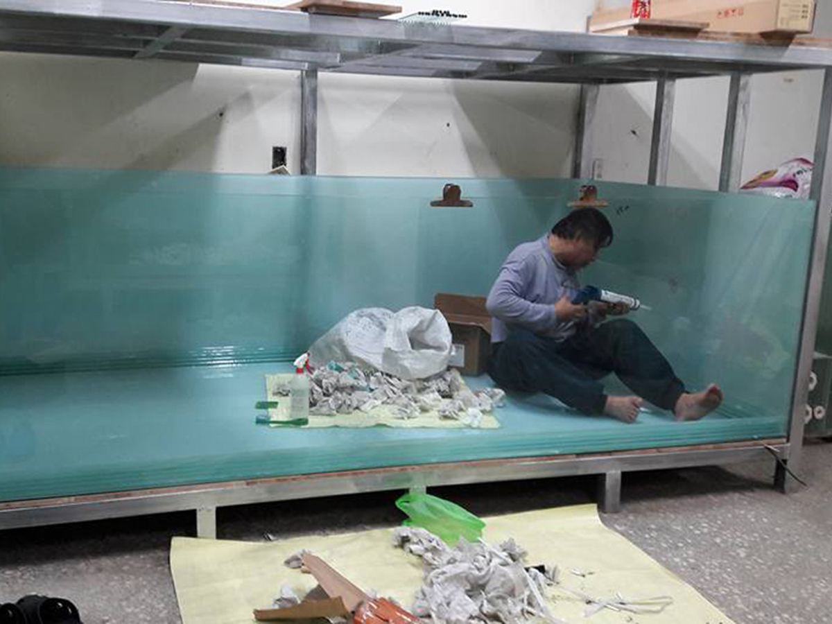 十尺大魚缸拖作