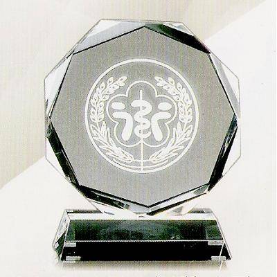 水晶八角片獎座ALC-3045