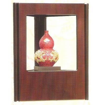 雙龍福報(漆線雕.三角櫥窗)