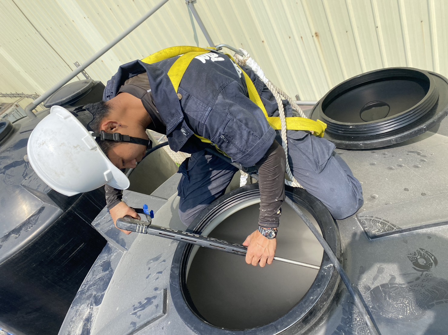 洗水塔、蓄水池、魚池