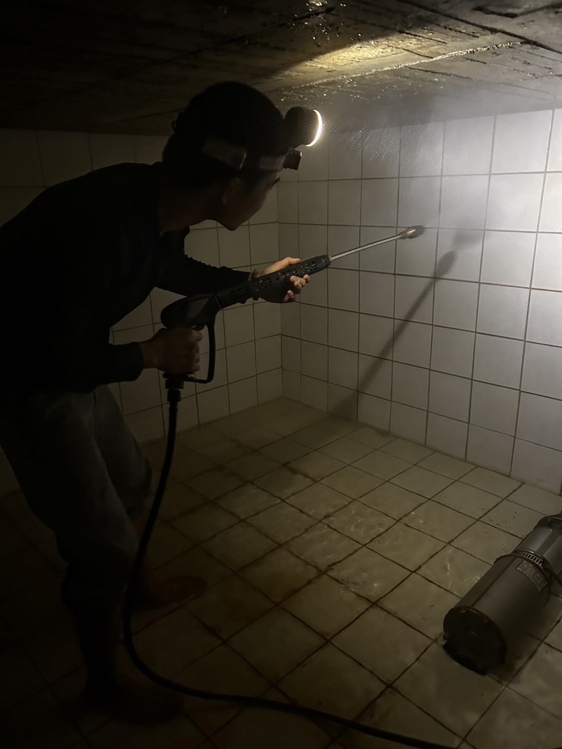 洗水塔、蓄水池、魚池