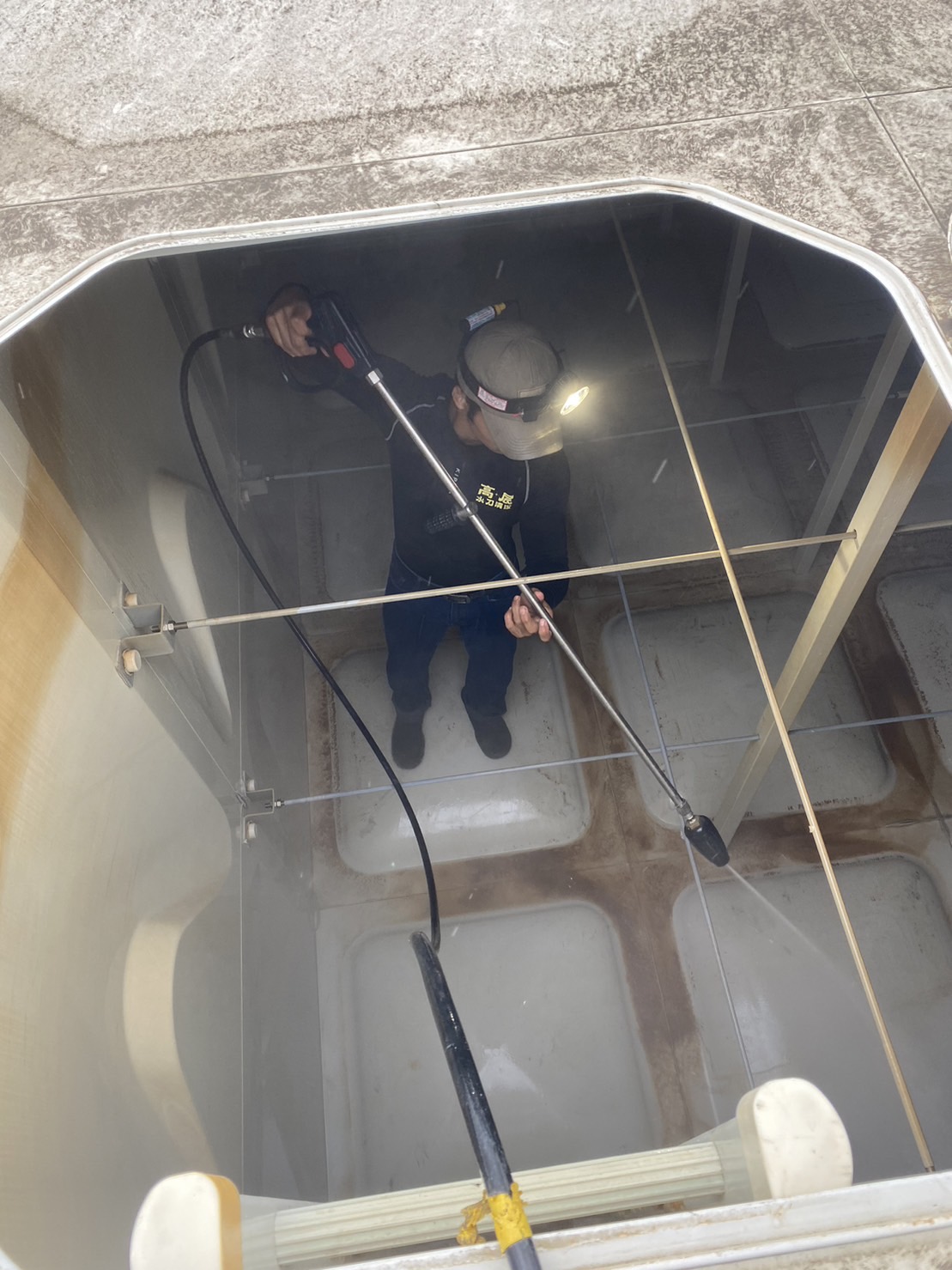 洗水塔、蓄水池、魚池