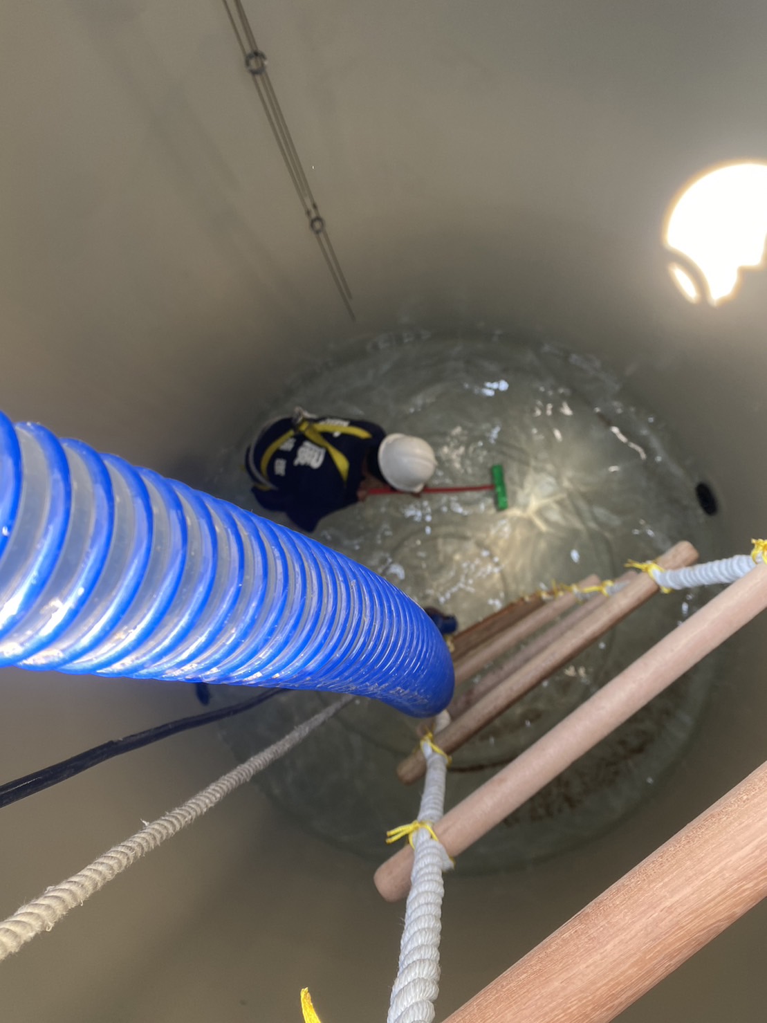 洗水塔、蓄水池、魚池