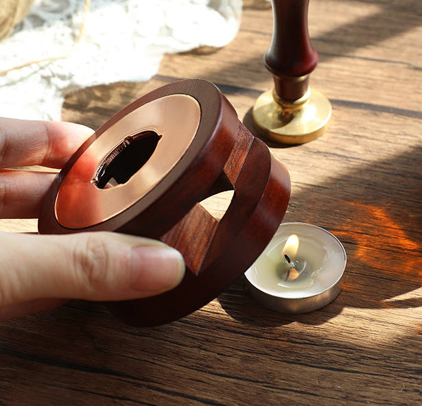 復古火漆章底座