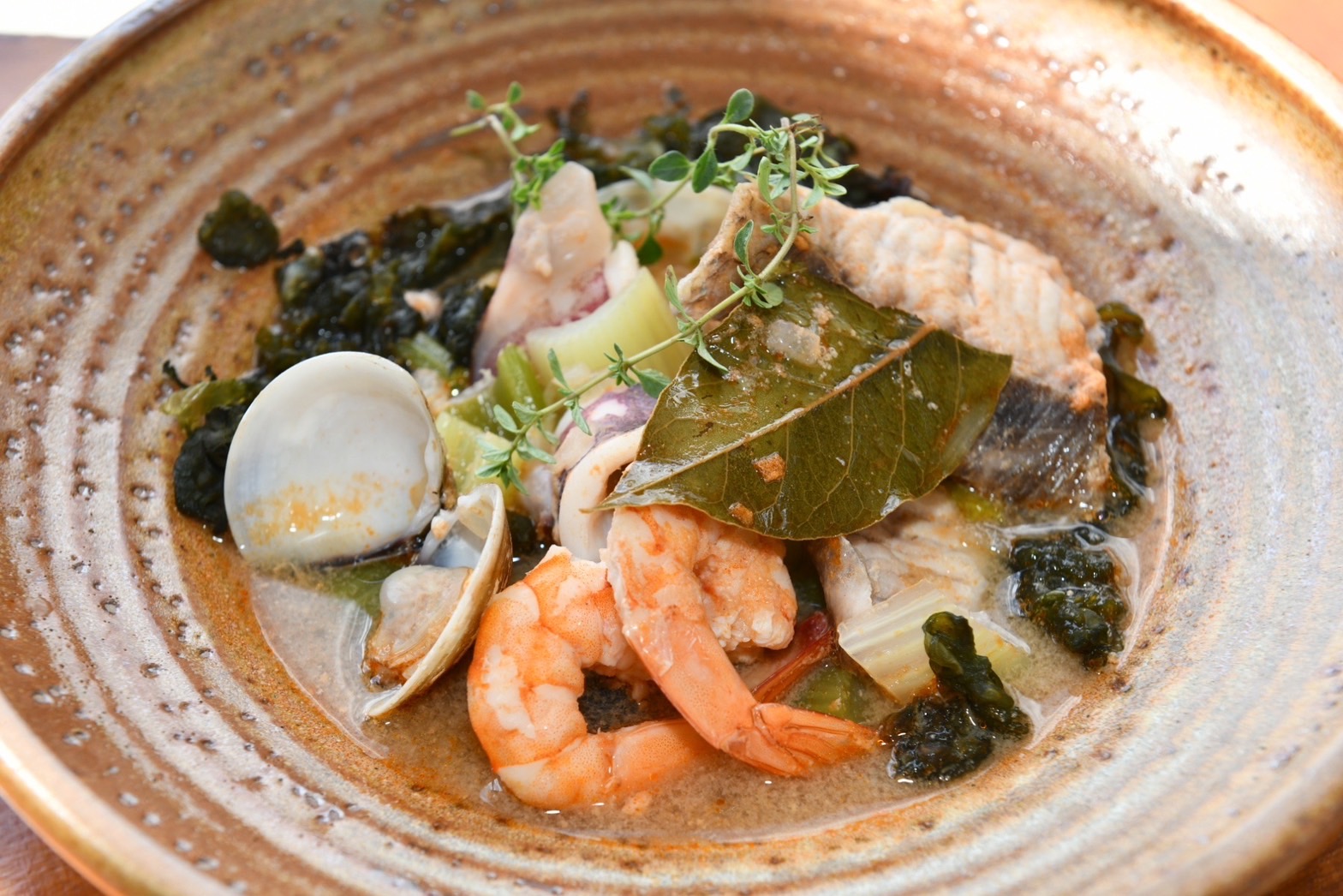 雨來菇馬賽海鮮湯