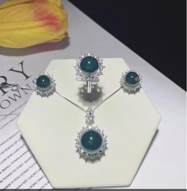 藍珀套組-s925銀-8-9-12mm#300