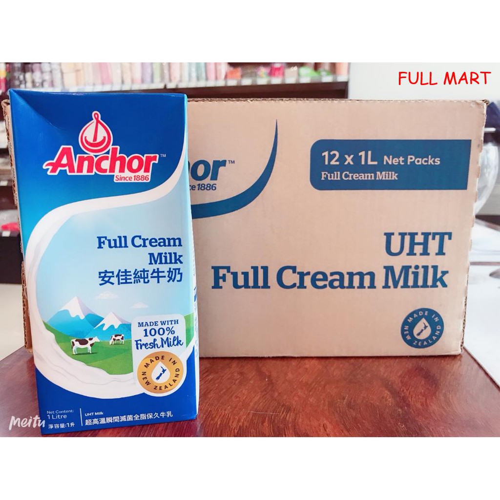 安佳保久乳1公升12罐/整箱