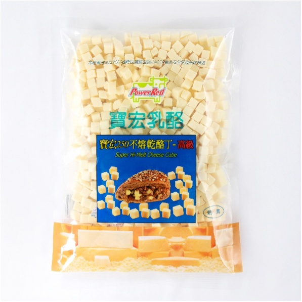 寶宏不熔乾酪丁500克包原味-(此產品為冷藏出貨)