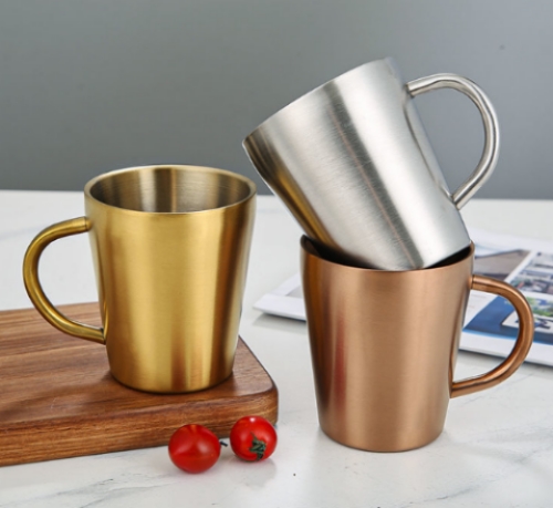 韓式不繡鋼手握馬克杯