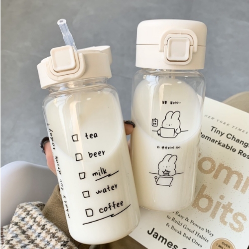 透明彈跳吸管冷水壺