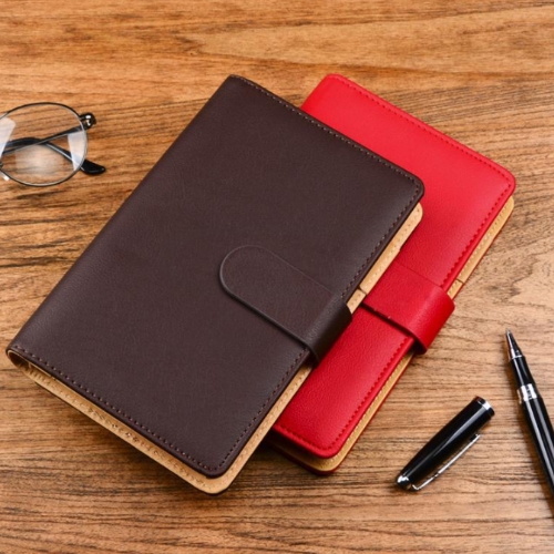 A6暗磁扣活頁記事本