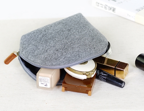 毛氈布材質化妝收納包