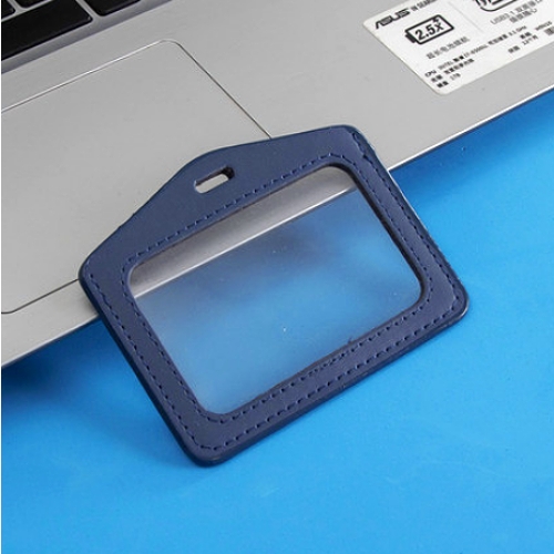 雙面透-橫式-PU皮革卡套