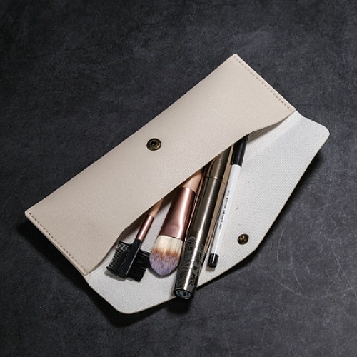 PU皮革按扣式筆袋