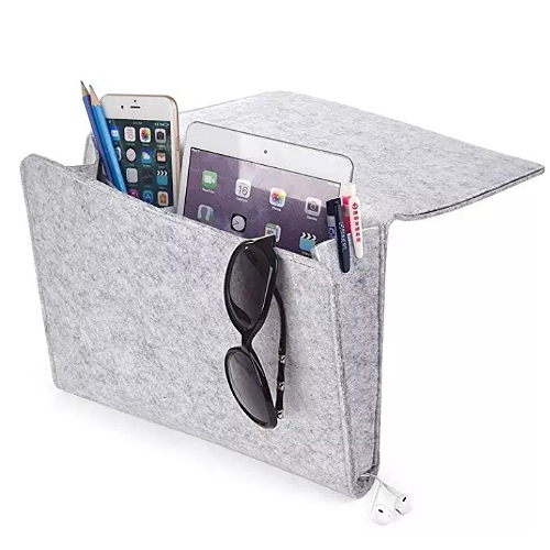 毛氈布床邊收納掛袋