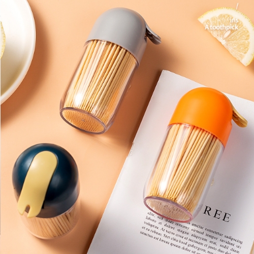 北歐風按壓式牙籤盒