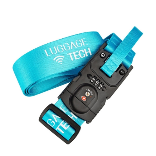 TSA海關鎖+三密碼鎖+電子秤行李綁帶
