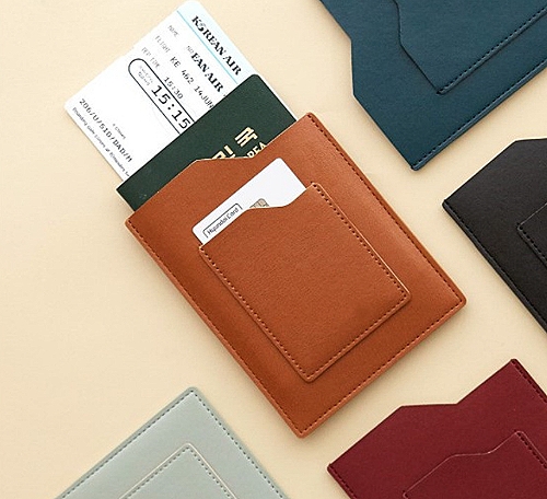 PU皮製旅行證件卡包