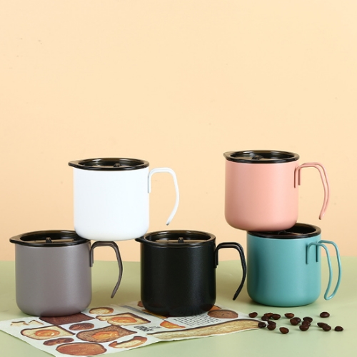 不銹鋼咖啡杯(含防燙上蓋)