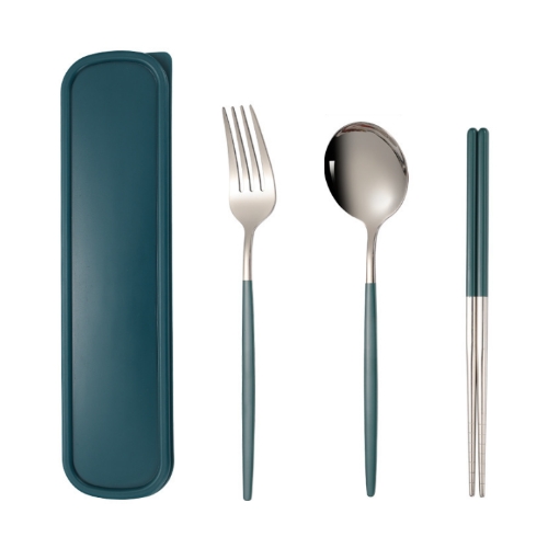 不鏽鋼亮銀餐具四件組