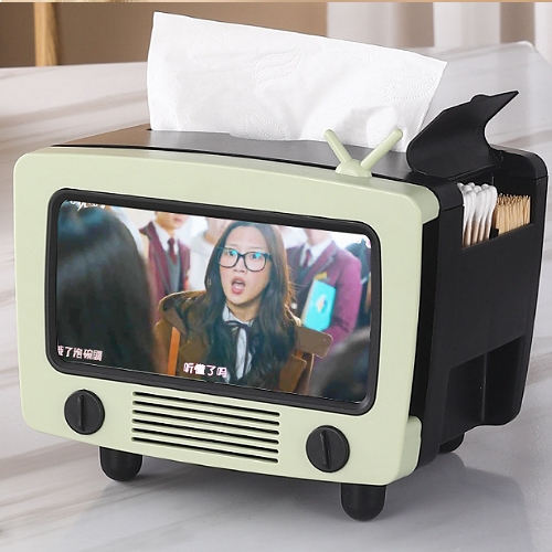 電視造型抽取式面紙盒
