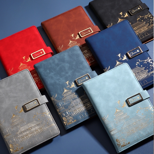 復古國潮風PU筆記本