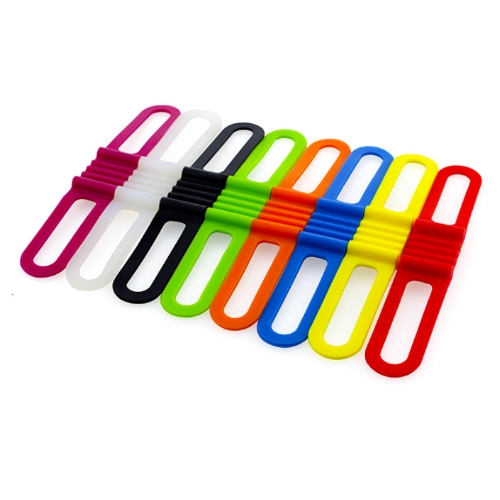 高彈力珪膠自行車車燈固定帶