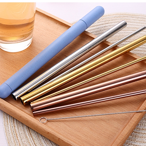 不銹鋼吸管(小麥盒)套裝