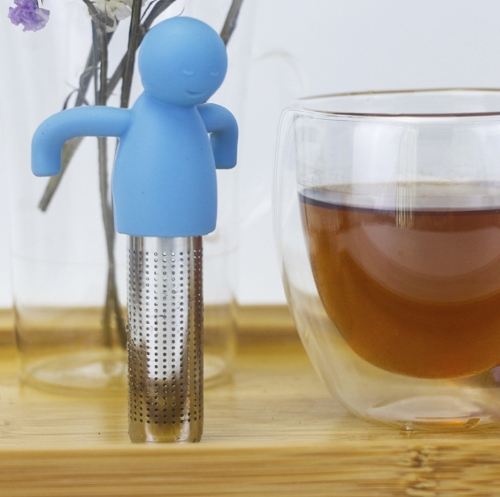 珪膠懶人不銹鋼泡茶器