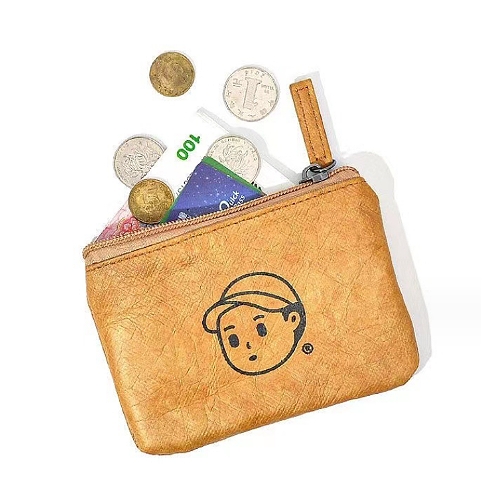 杜邦紙材質拉鍊零錢包