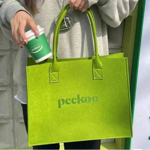 毛氈布創意手提休閒包