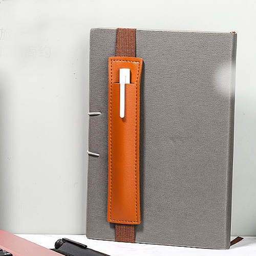 包覆式PU皮革鬆緊筆袋