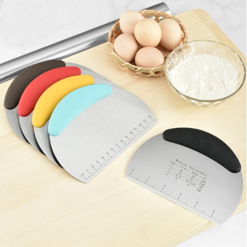 不銹鋼刻度麵粉刮刀