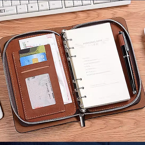 拉鍊式活頁筆記收納包