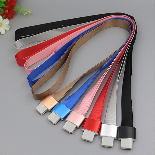 鋁合金V型勾識別證頸繩