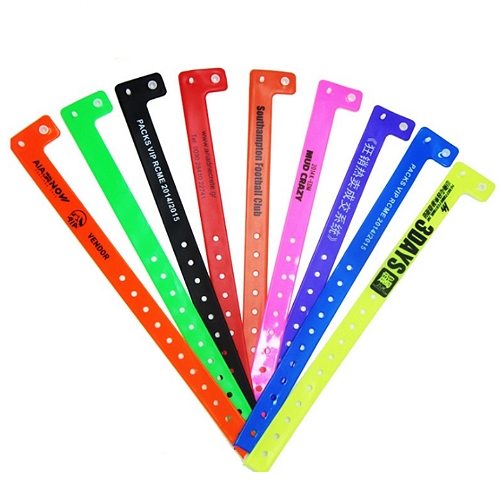 PVC電壓一次性手環(含副票劵)