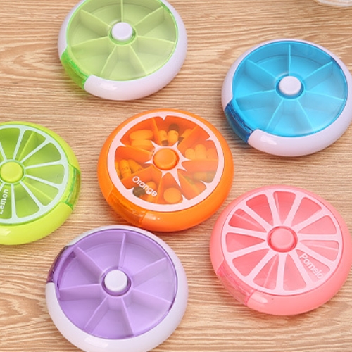 甜甜水果旋轉7日藥盒