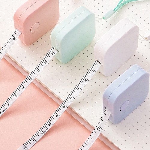 攜帶型塑膠(方形)伸縮捲尺