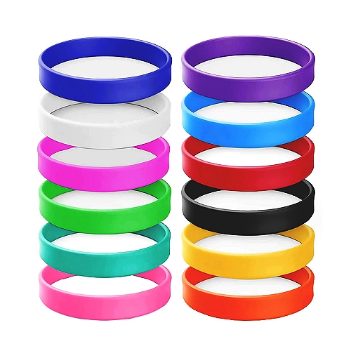 硅膠光面(印刷)手環