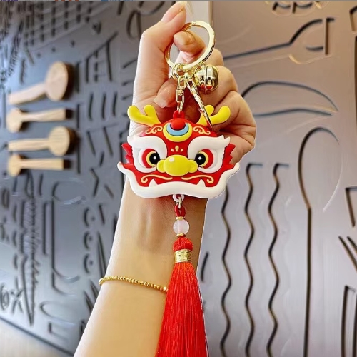 客製化-珪膠材質公仔鑰匙圈